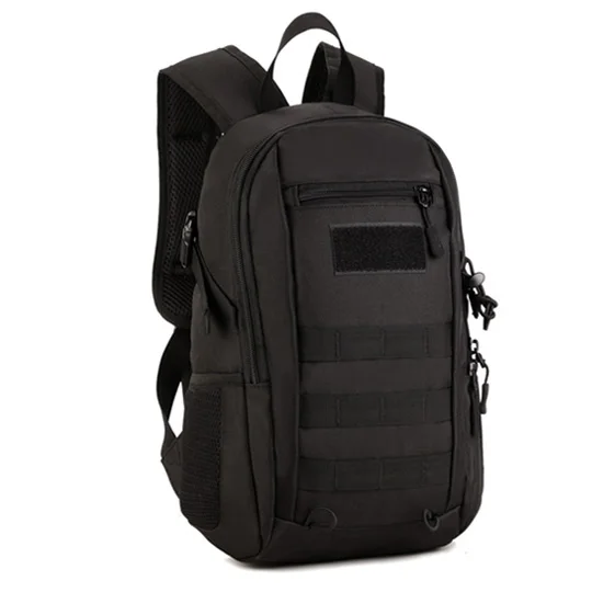 Водонепроницаемый Военный 12L армейский рюкзак, мужской moletactical рюкзак, женские спортивные горные рюкзаки, походные рюкзаки для путешествий - Цвет: Black