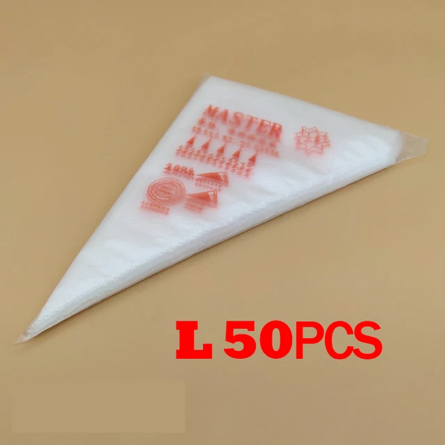 SML20 50 100PCS Disposable Pastry Bags Confectionery Equipment Pastry