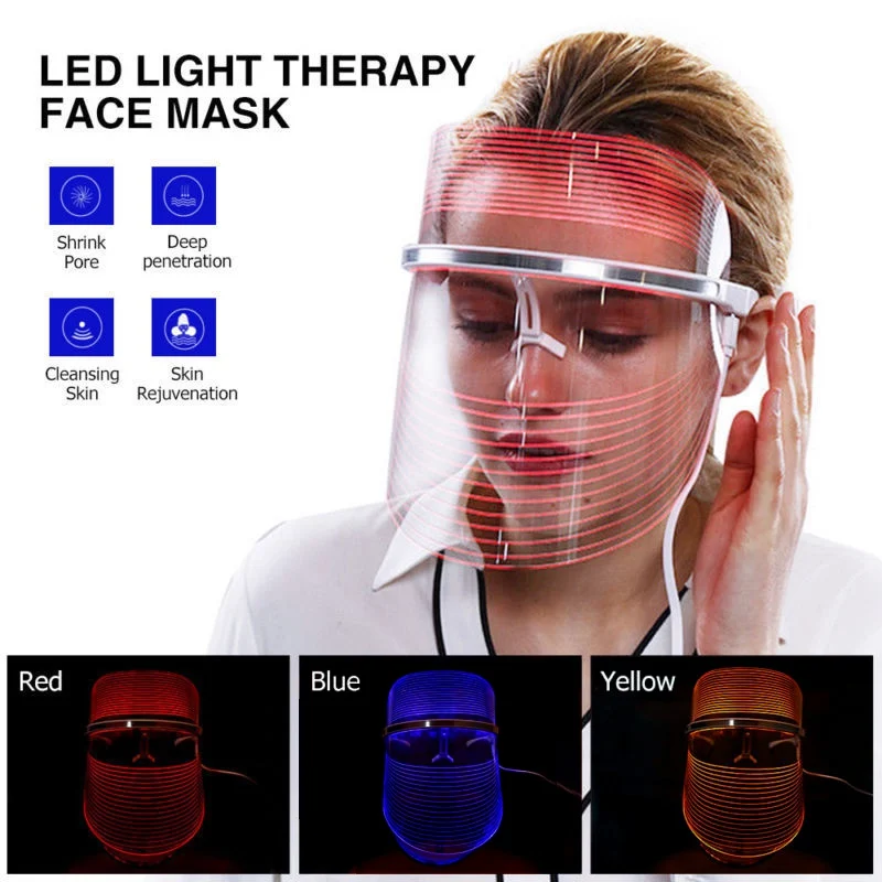 

Removal Spot Whitening Mask Face Neck LED Mask Beauty Light Anti-Wrinkle Device Acne Facial Mask Skin Care Rejuvenation New