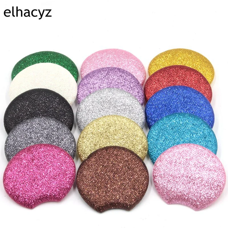 10 pairs/lot Wholesale Small 2.3'' Single Sided Glitter Solid Colors Mouse Ears DIY Headwear For Kids Girls DIY Hair Accessories 3unit column mruiks a4 single sided cable