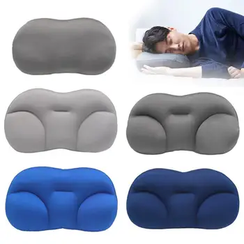 

Round Sleeping Pillow Neck Support Massage Pillow Breathable All-round Foam Particle Stuffed Nursing Neck Support Sleep Pillow
