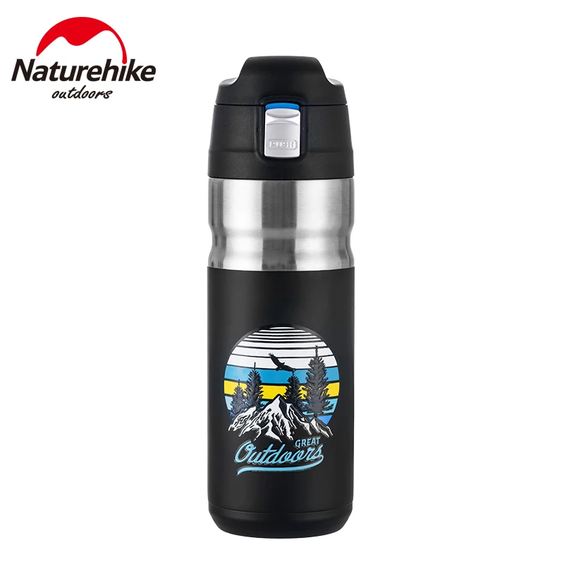 Naturehike изоляционная чашка 316 нержавеющая сталь 500 мл портативный 24 часа сохранения тепла/холода путешествия открытый колпачок отскока