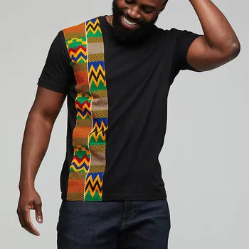 T-shirt à manches courtes et col rond pour hommes et femmes, vêtements de Couple, imprimés africains ethniques, décontractés, été, 2021 1