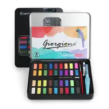 36 цветов сплошной цвет воды краска ing краска для рисования детей Художественный набор кистей