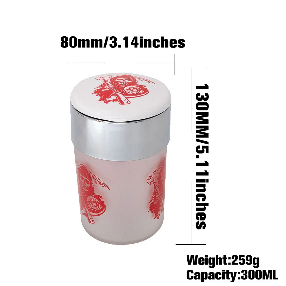 HORNET высококачественная акриловая пепельница для сигарет со светодиодный