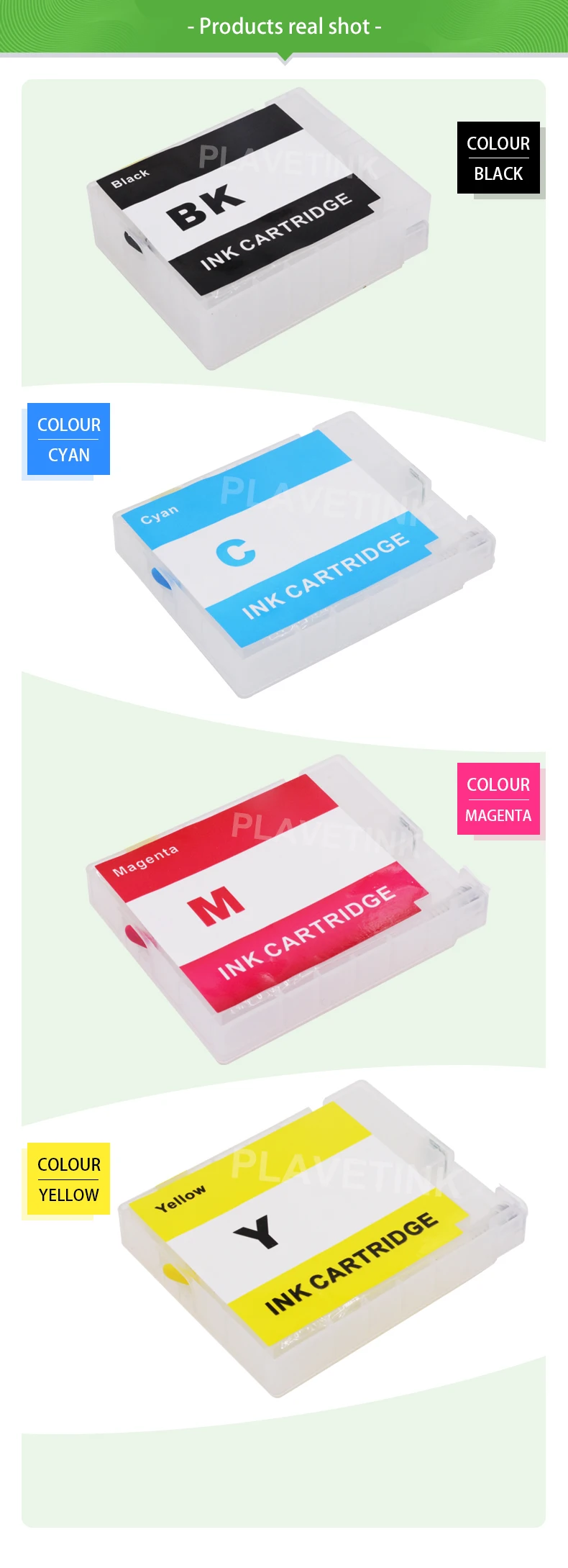 Plavetink 4 цвета PGI-2100 PGI 2100 XL пополнения чернильные картриджи для принтера Canon MAXIFY MB5310 Ib4010 принтер с чипом Arc