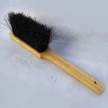1pc Wooden Handle Shape Brush Head Fireplace Fire Hearth Fireside Brush For Fireplace Maintenance