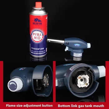 

Metal Gun Torch Flame Welding Gas Ignition Lighter Butane Torch Portable Igniter Gas Welding Torches New Outdoor Cooking Camping