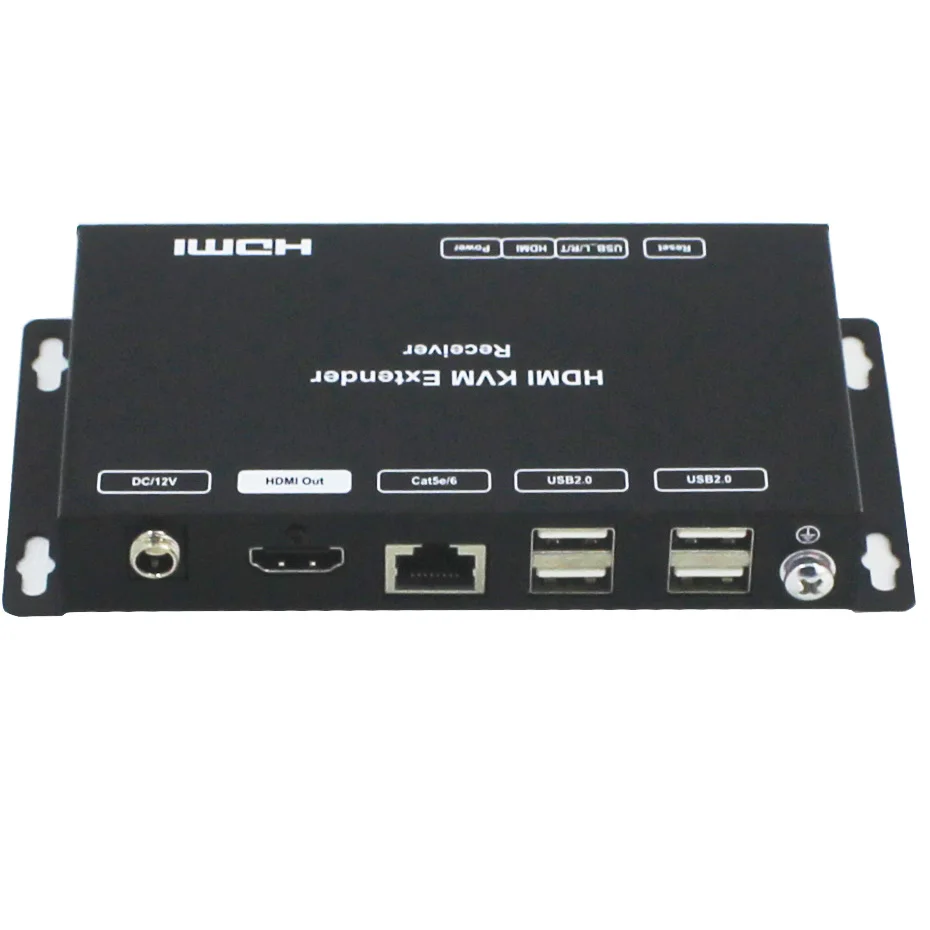 HDMI KVM удлинитель USB удлинитель концентратор cat5e/6 кабель до 100 м(dual POC+ Блокировка питания+ 4 USB порта