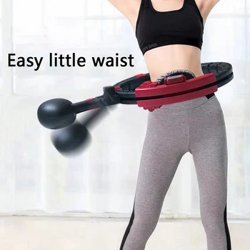 

Detachable Tightening Waist Workouts Exercise Magnetic Sport Hoop Adjustable ABS Automatic Counting Weight Loss Burning Fat