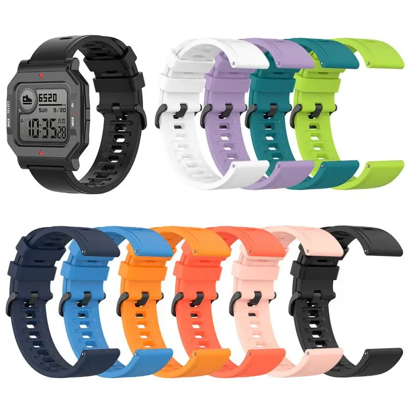 Venta caliente Correa de silicona para reloj inteligente Huami Amazfit Neo, accesorios de pulsera con cuchillo WGwgrD7pa0b