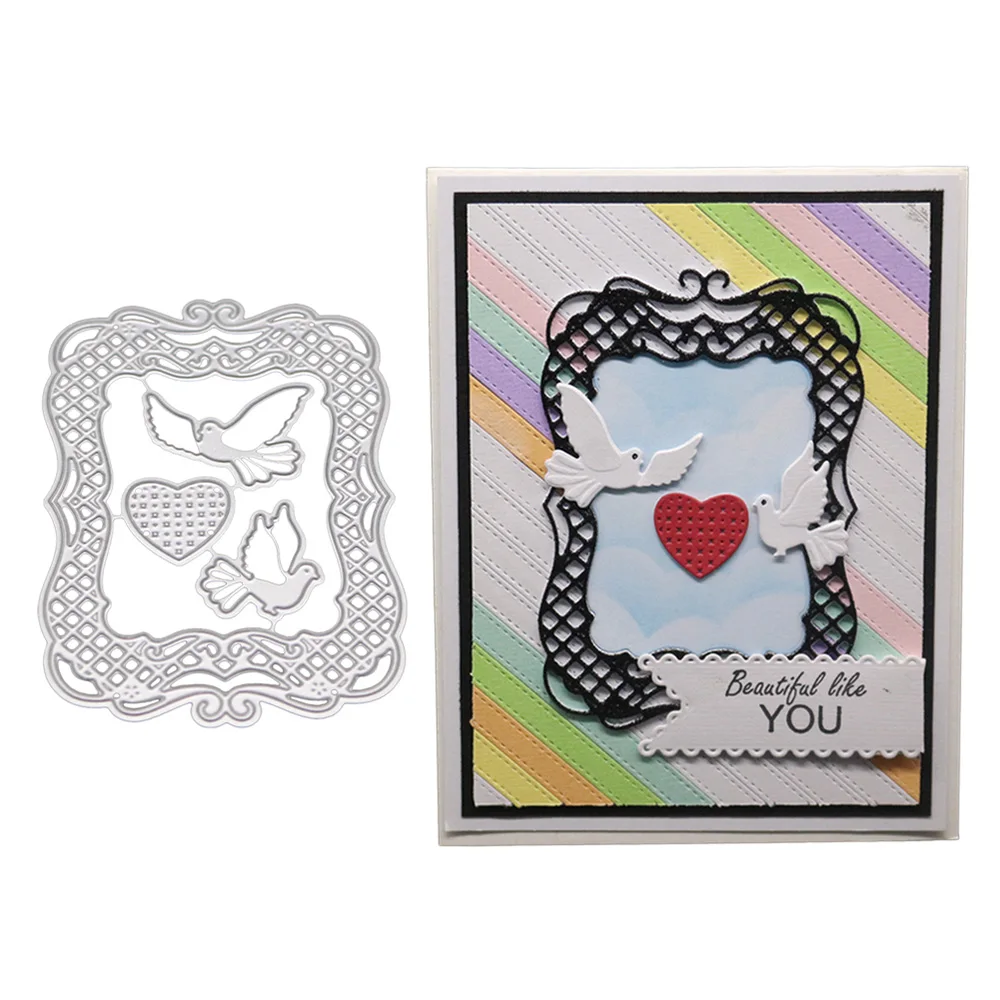 

DIY Carbon Steel Cutting Dies for Scrapbook Background Envelope Invitation Lace Decor Embossing Die Cuts 4