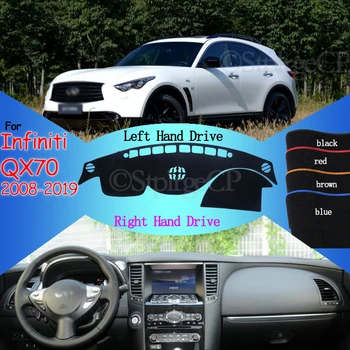 

instrument Platform Cover Mat Carpet Dashmat Protective Pad Dashboard Cover Pad for Infiniti QX70 FX35 FX37 FX45 FX50 2008-2019