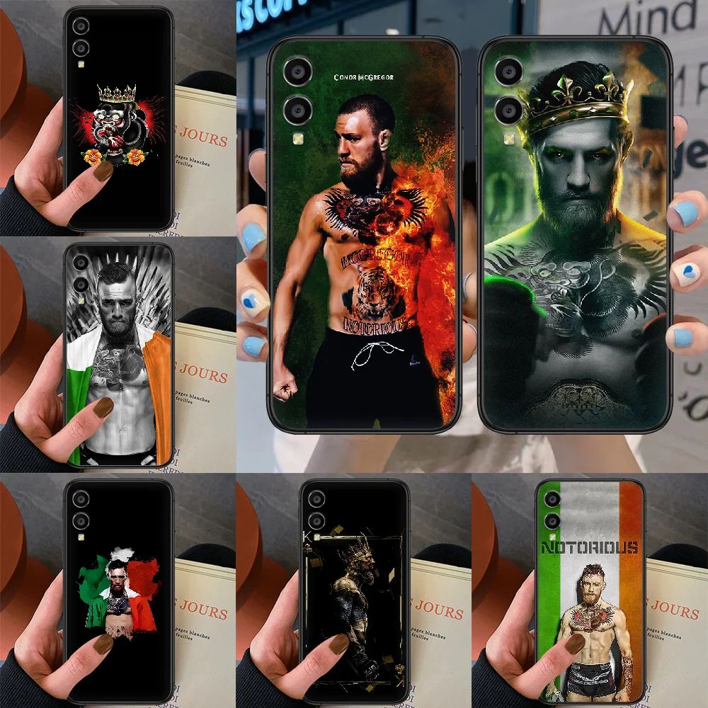 MM UF boxer King McGregor Conor чехол для телефона Huawei Honor 6A 7A 7C 8 8A 8X 9 9X 10 10i 20 Lite Pro Play черный Etui trend
