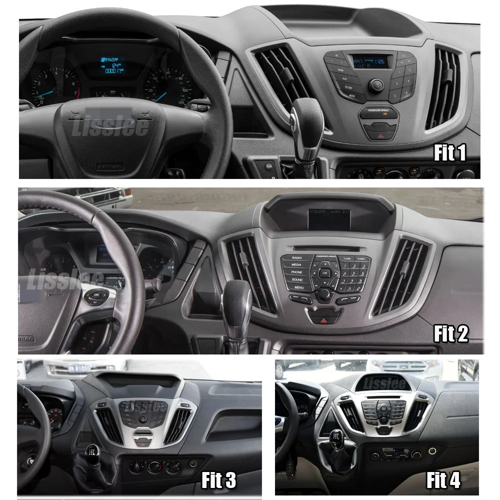 For Ford Transit Tourneo Custom 2016-2020 2 Din Android Auto Car Radio Stereo Audio Carplay GPS BT Navigation Multimedia System