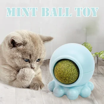 

Pet Catnip Toys Edible Catnip Ball Safety Healthy Cat Mint Cats Toy Products Clean Teeth Protect The Stomach