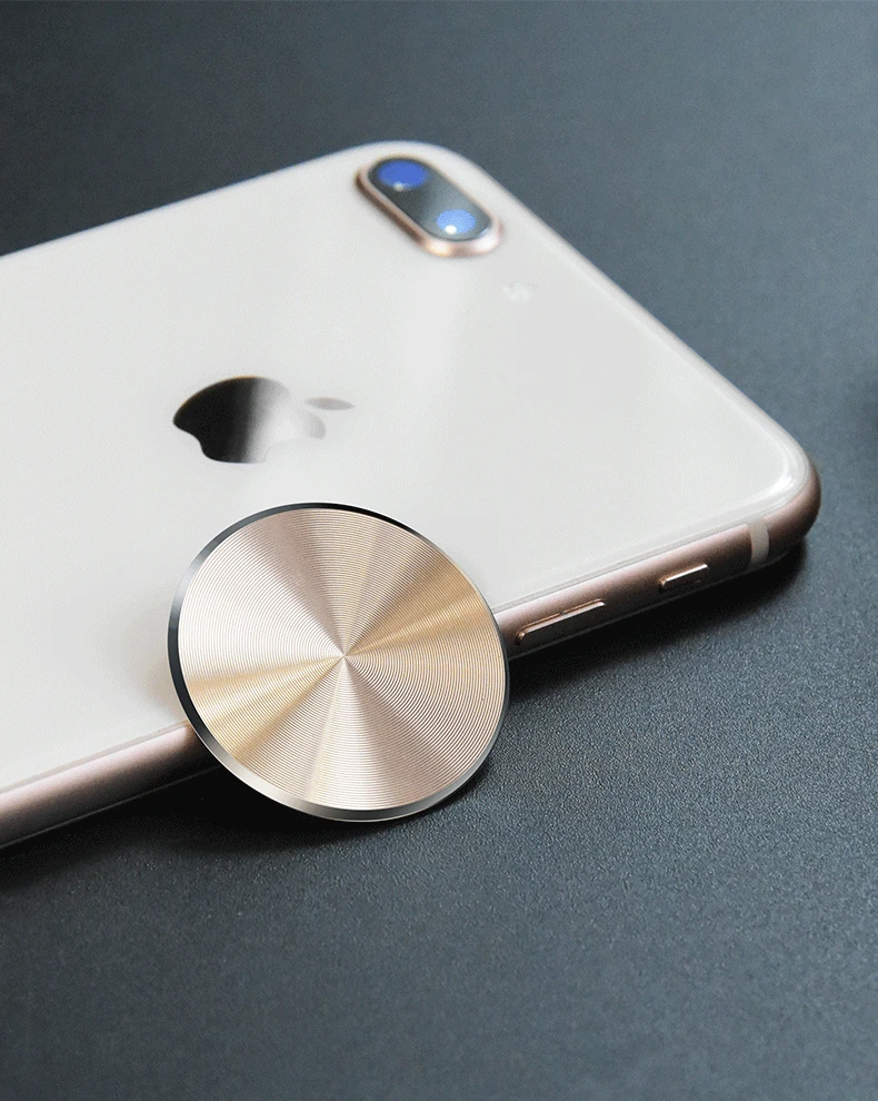 2021 new iphone Sticker Metal Plate disk iron sheet Magnet Mobile Phone Holder accessories For Magnetic Car Phone Stand holders car vent phone holder