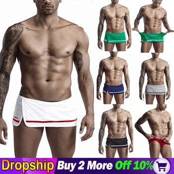 

New sports Shorts Mens underwear Pants Cotton long shorts Loose shorts Fashion Popular underwear Casual Tops Trousers Fashion 3D