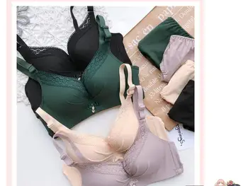 

wholesale low price high quality 3 set/lots collection adjustment breathable.lady's bra set underwear (19.5t
