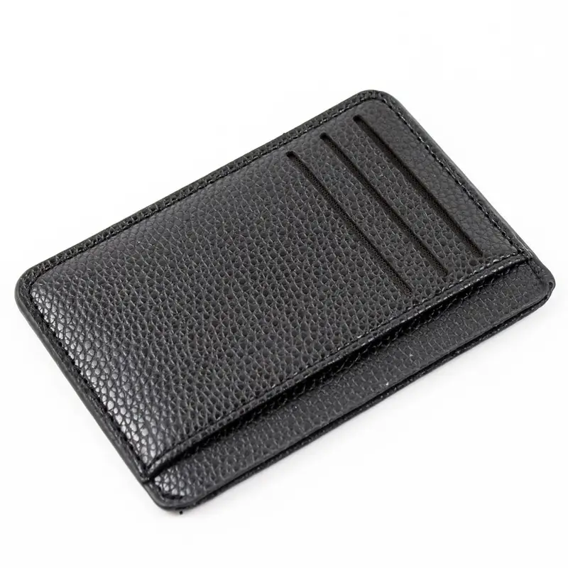 2024 New Soft Men Wallet Solid Color PU Zipper Card Holder Mini Short Coin Purse Wallets 1Pc Women Slim Card Case Business - Image 7