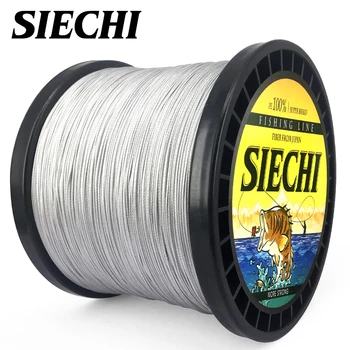 

SIECHI 1000M Braided Fishing Line 8 Strand Smooth Multifilament PE Line Carp Fishing Wire 20-88LB Saltwater