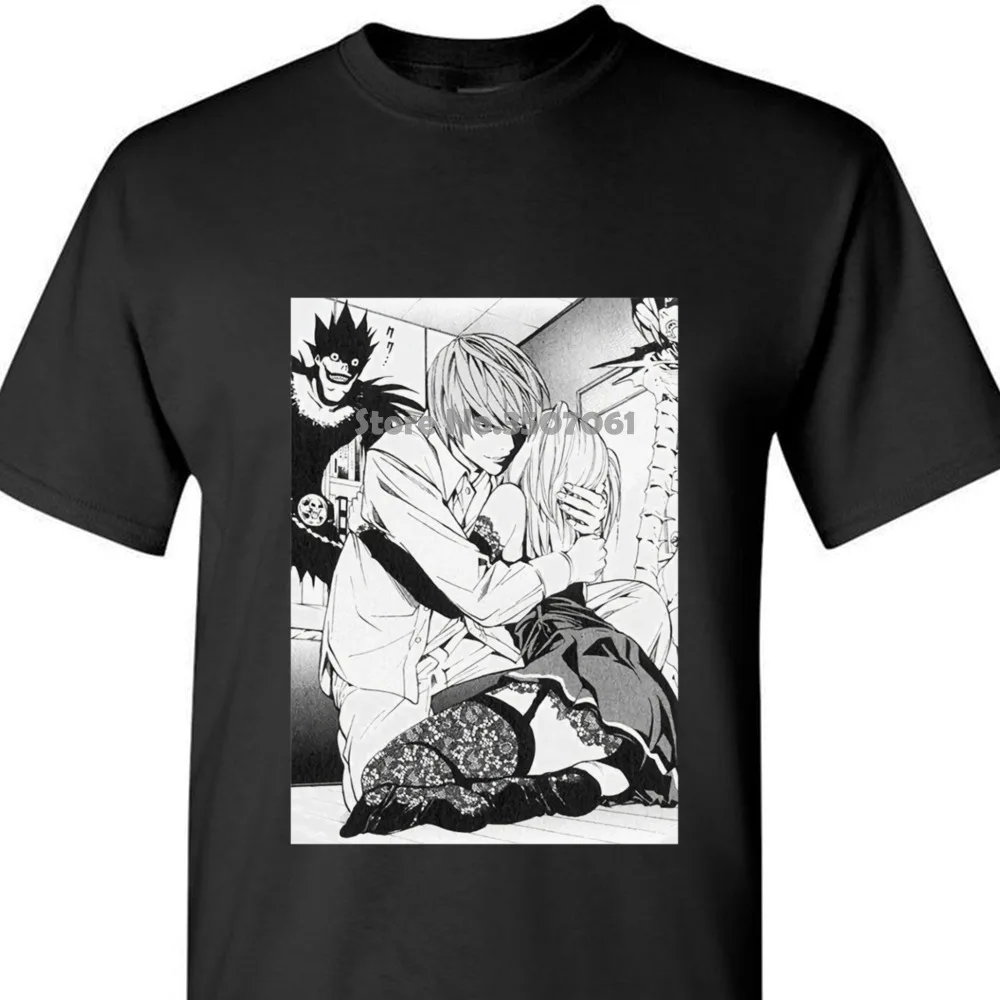 

Death Note Light Misa Anime Manga T-shirt Men Women Unisex 353 gift Harajuku Funny Tops clothing coat clothes tops