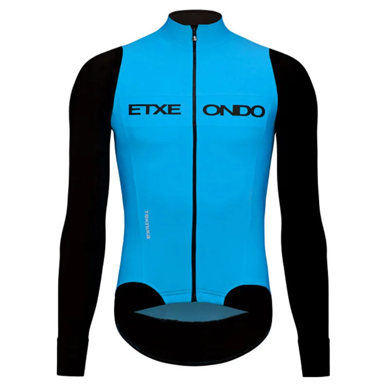 Jersey I Зимняя велосипедная Джерси go pro, теплая флисовая кофта с длинным рукавом, велосипедная, высокая воздухопроницаемость, сохраняющая тепло, куртка ciclismo invierno - Цвет: Jersey I