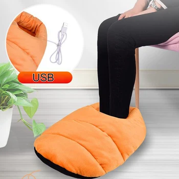 

Portable Electric Heated Foot Warmer for Men Women,Soft Foot Heating Pad Shoes with Fast Heating Feet Warmer for Winter