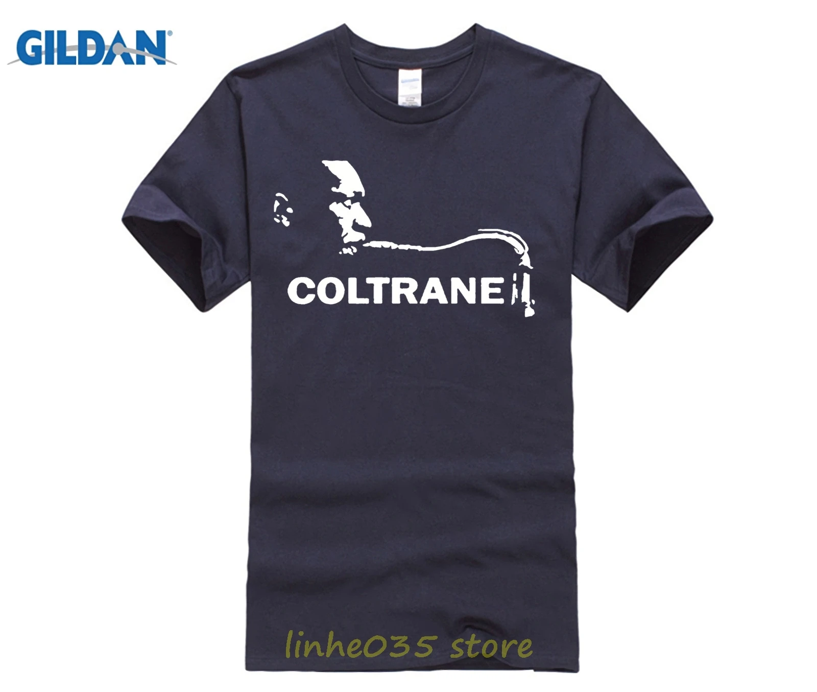 New-John-Coltrane-Trane-Music-Legend-Men-s-Black-T-Shirt-Size-S-3XL-100-Cotton