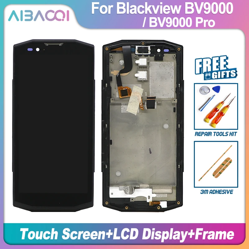 5,7 дюймовый сенсорный экран+ 1440x720 ЖК-дисплей+ рамка в сборе Замена для Blackview BV9000/BV9000 Pro Android 7,1