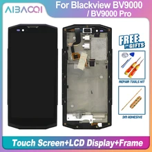 Novo original 5.7 Polegada tela de toque + 1440x720 display lcd substituição montagem do quadro para blackview bv9000/bv9000 pro android 7.1