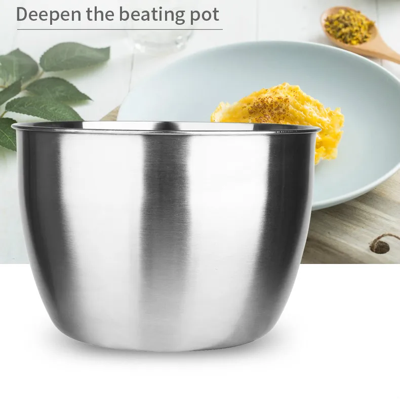Jlobnyiun Bols à Mélanger En Acier Inoxydable,Bol En Acier