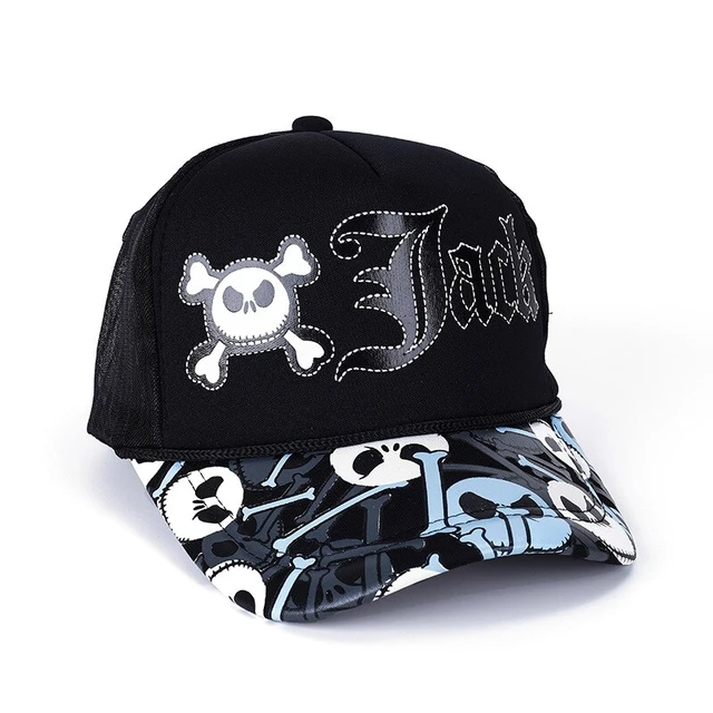 2024 New Fashion Unisex Jack Baseball Cap Breathable Summer Skull Cap Mesh  Casual Casket Trucker Hat Adjustable Rebound Cap