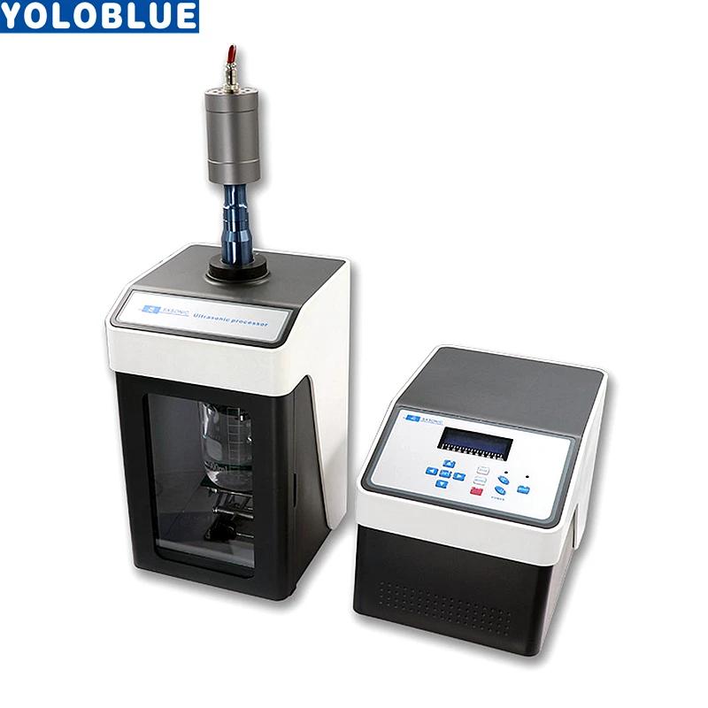 

110V/220V 450 W Ultrasonic Homogenizer Sonicator Processor Ultrasonicator Cell Disruptor Mixer CE ISO 20KHZ 10ml-350ml