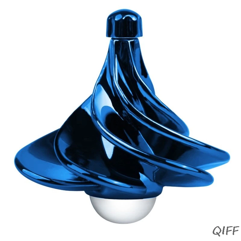 Ветер Spinner EDC Blow Figet Spinner Настольный волчок игрушки для снятия стресса - Цвет: F