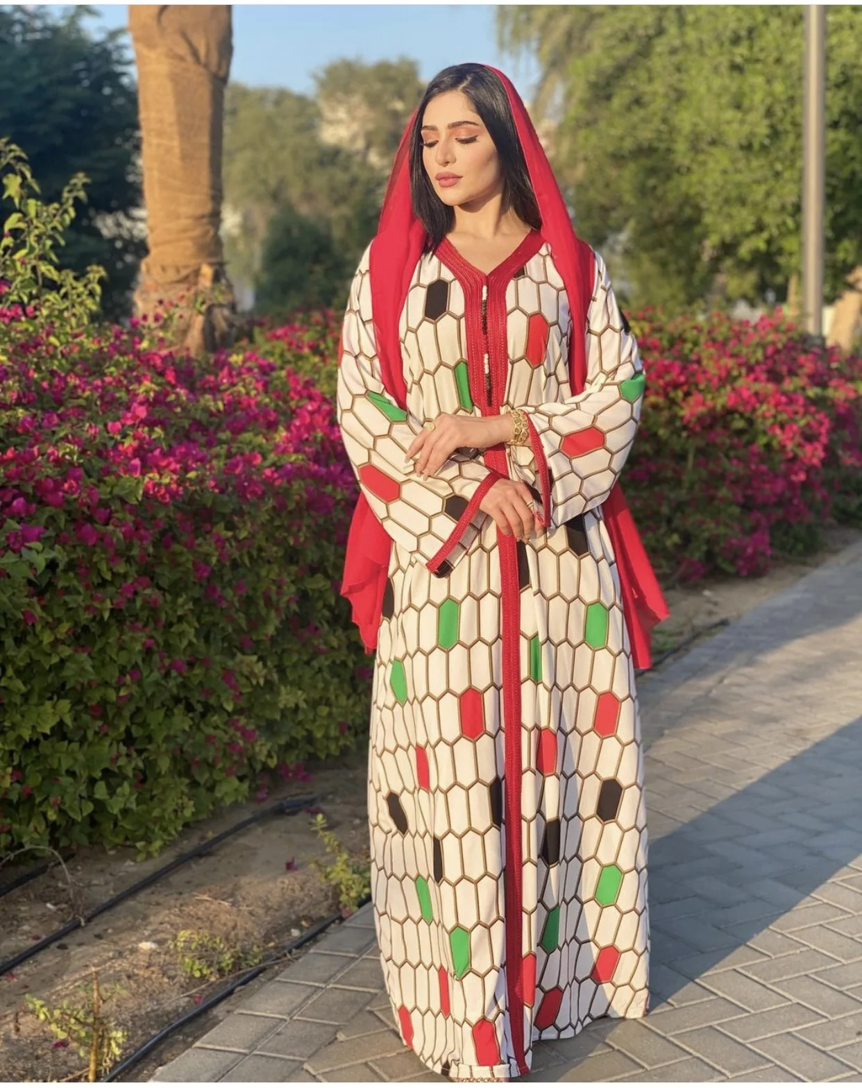 omitir pirámide Primer ministro Vestido largo con estampado a cuadros de Dubái Jalabiya para mujer, caftán  marroquí, ropa árabe musulmana, Eid, Ramadán, Mubarak, HB485, 2021 -  AliExpress
