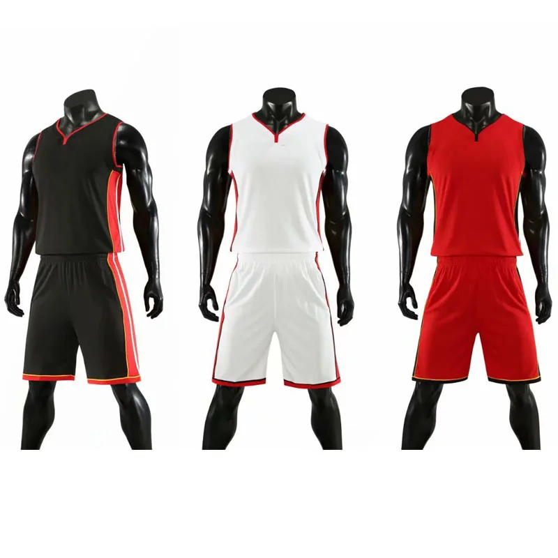 Классический детский мужской дышащий простой баскетбольный трикотаж комплект униформы для спортзала атлетики спортивные костюмы для бега