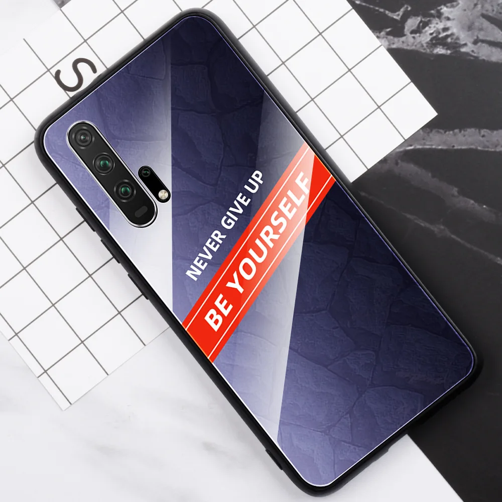 Для huawei Honor 9X 9X PRO HONOR 20 HONOR 20 PRO HONOR 10 LITE P smart никогда не откажитесь от слова вдохновленного закаленного стекла