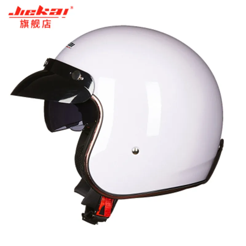 Capacete, Мото шлем Мото Кросс JIEKAI 510 мото rcycle шлем анти-туман двойной объектив половина шлем гоночный шлем - Цвет: Design 5