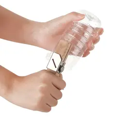 Портативный круглый пластиковый резак для бутылок на открытом воздухе DIY перерабатывающий пластиковый инструмент для резки каната для