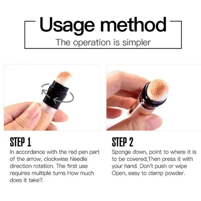 166808-d36030.jpg Eraser Shape Concealer Pen Liquid Concealer Stick Cover Repair Cream Facial Imperfections Cover Brightening Facial Makeup