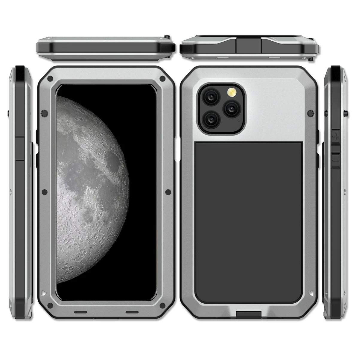 Повседневный металлический водонепроницаемый чехол для iPhone 11 11 Pro 11 Pro Max Coque пылезащитный противоударный чехол с защитой от царапин полный защитный чехол для телефона