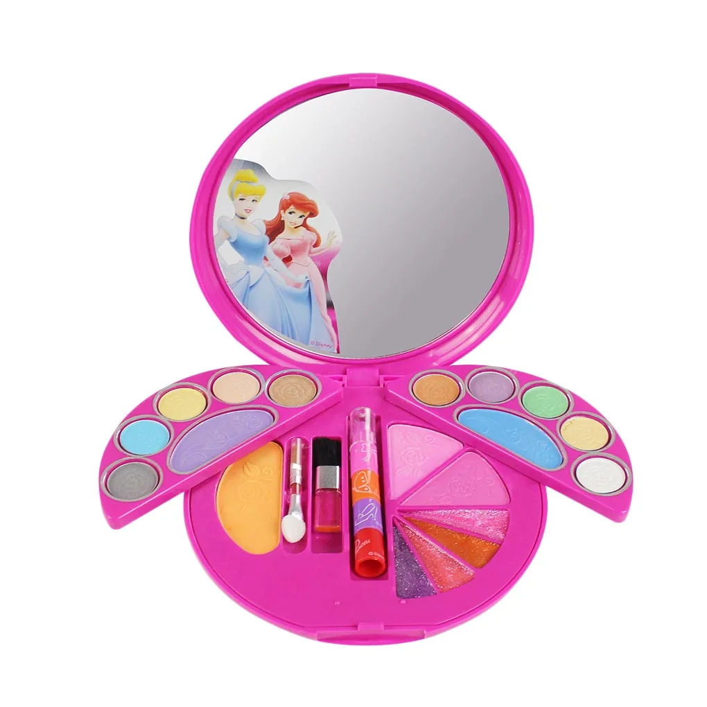 Disney Make Up набор имитации косметики игрушка органайзер для хранения средств макияжа и красоты ребенок умный водорастворимый Косметика игрушки