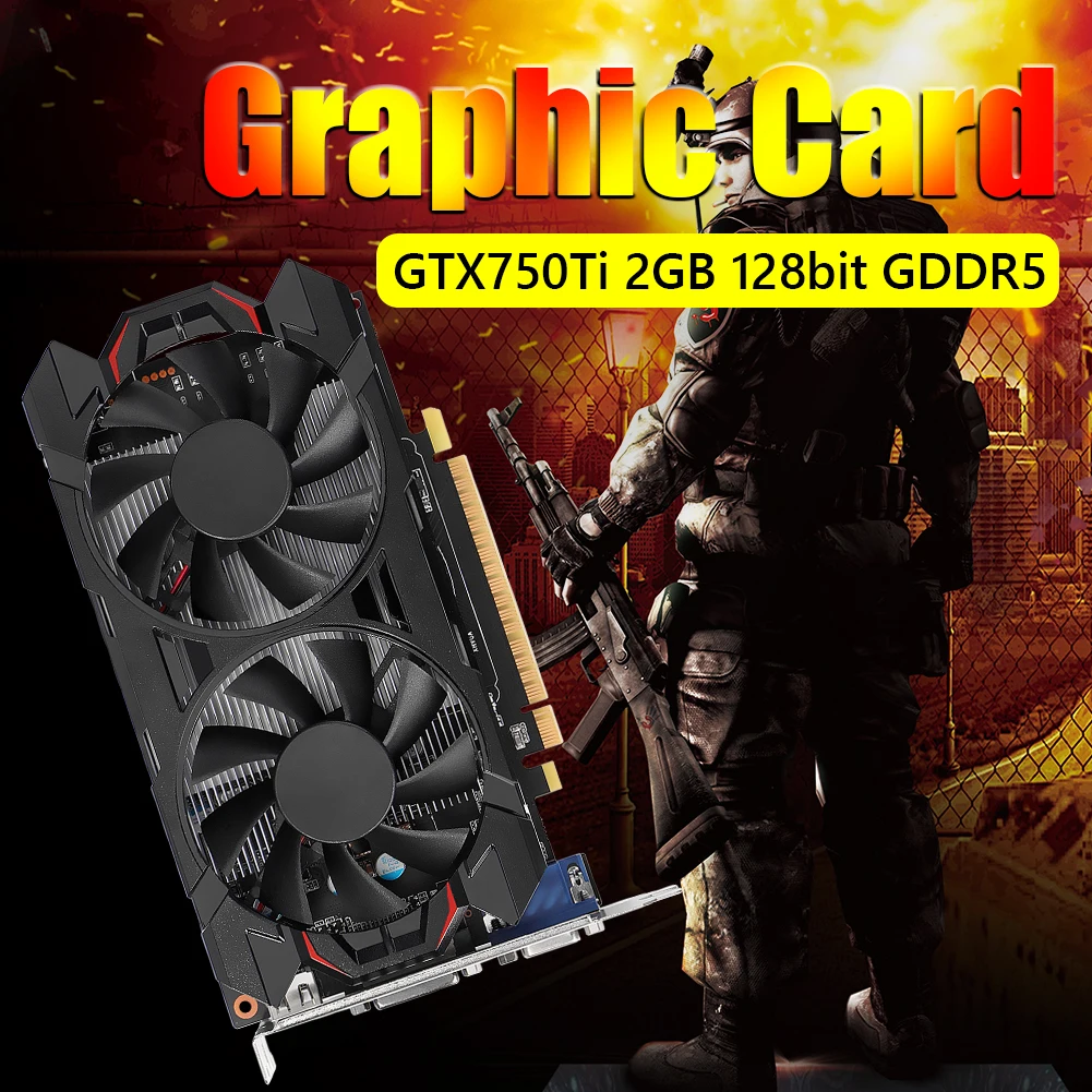 best graphics card for pc GTX950 2G D5 2GB GDDR5 128bit Gaming Graphics Card PCI-Express 3.0 PUBG Game Video Card DP+DVI with Cooling Fan Desktop Computer best graphics card for pc