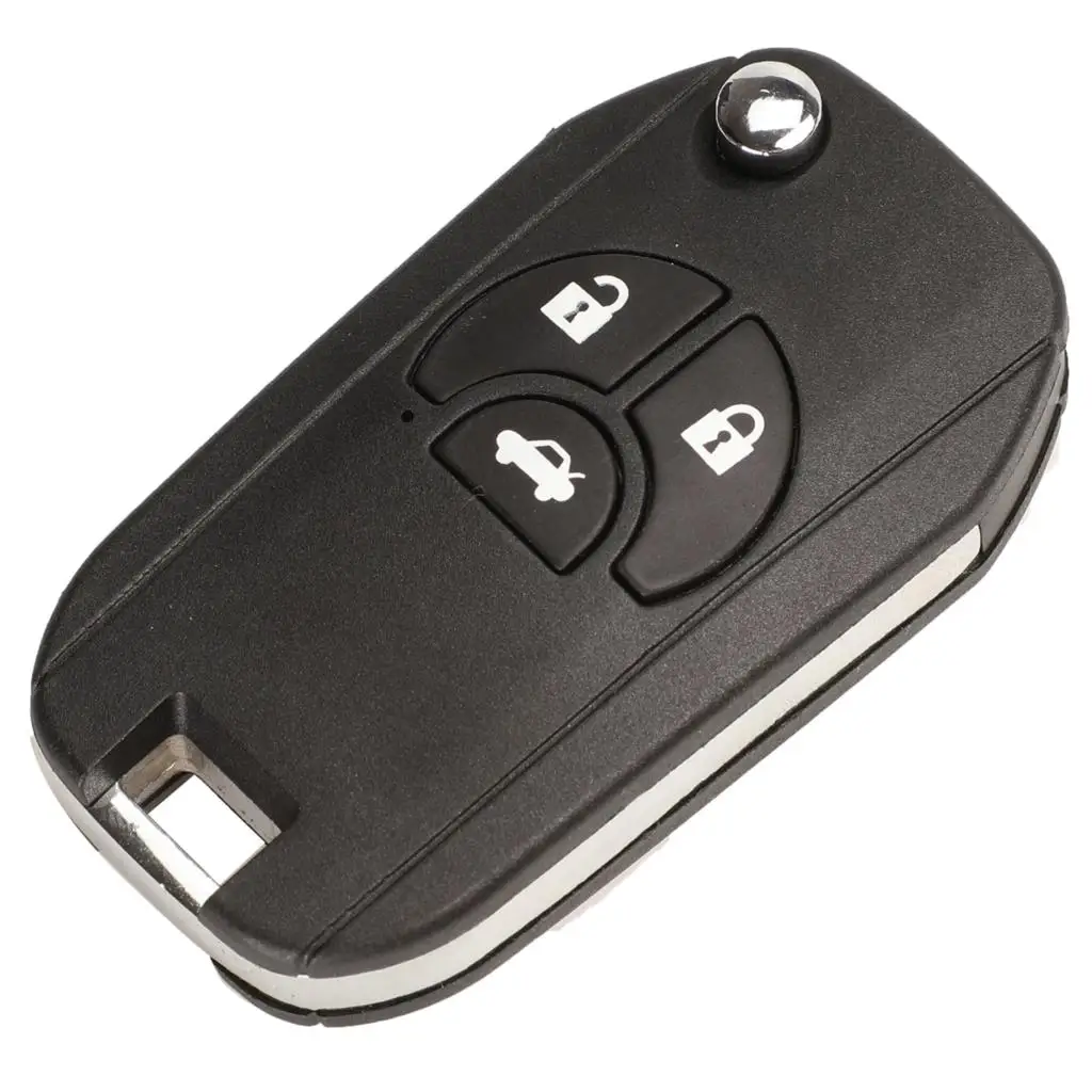 2/3/4 кнопки модифицированный откидная оболочка ключа дистанционного управления для Nissan Sylphy Cube Juke космического аппарата изгой, Micra Qashqai Altima Sentra Versa - Количество кнопок: 3 Buttons