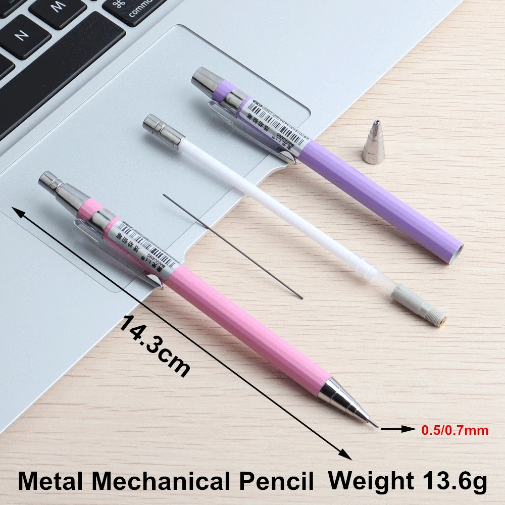 1PCS Mechanical Pencil Kawaii For School Office Supply Student Stationery artist paint Press Automatic Pencil For Kids 3