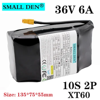 

100% Original 36V 6Ah rechargeable li-ion battery pack 10S2P 6000mah for Electric Self-balancing hoverboard unicycle twist car