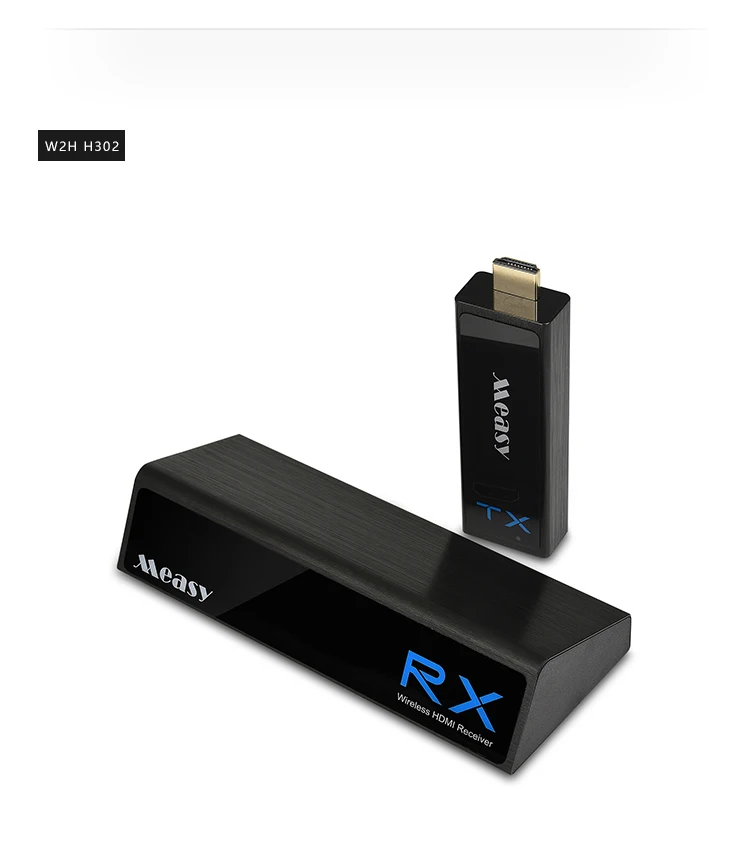 Measy W2H NANO беспроводной HDMI передатчик и приемник HDMI удлинитель до 30 м/100 футов поддержка 1080P 3D видео аудио без задержки