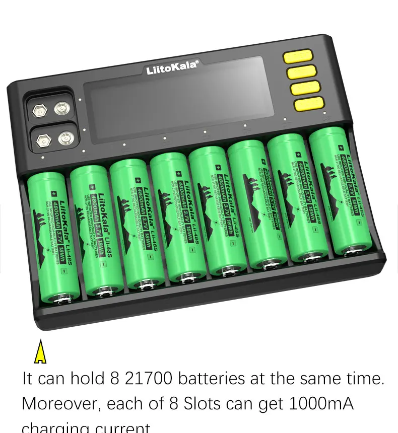 Amazon.com: LiitoKala LII-S8 18650 Battery Charger 8+2 Bay