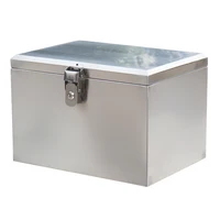 35*25*25cm Portable Stainless Steel Toolcase Home Multifunction Side Storage Box Packaging Repair Tool Case Instrument Equitment 1